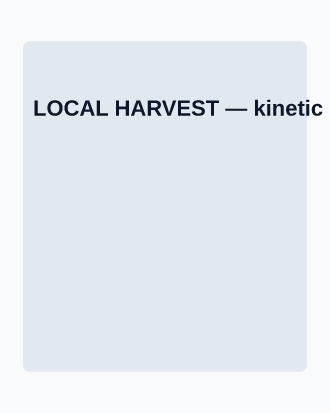 LOCAL HARVEST — Local Business Flyers template
