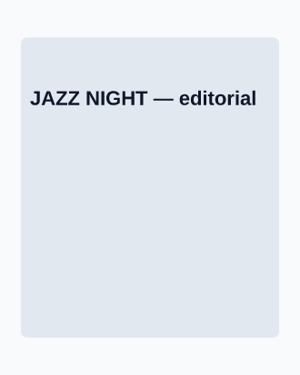 JAZZ NIGHT — Local Business Flyers template