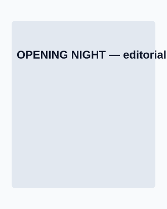 OPENING NIGHT — Local Business Flyers template