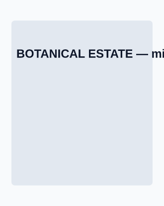 BOTANICAL ESTATE — Local Business Flyers advertising template