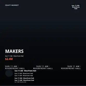 MAKERS FAIR — Local Business Flyers advertising template