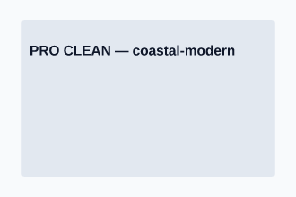 PRO CLEAN — Local Business Flyers advertising template