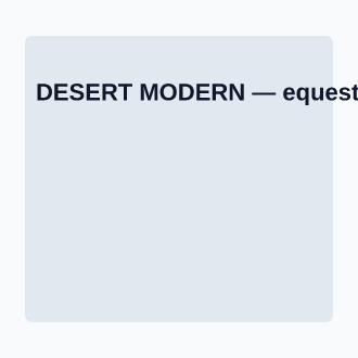 DESERT MODERN — Local Business Flyers advertising template