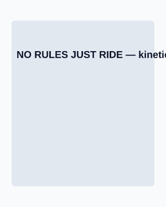 NO RULES JUST RIDE — Funny Sayings apparel template