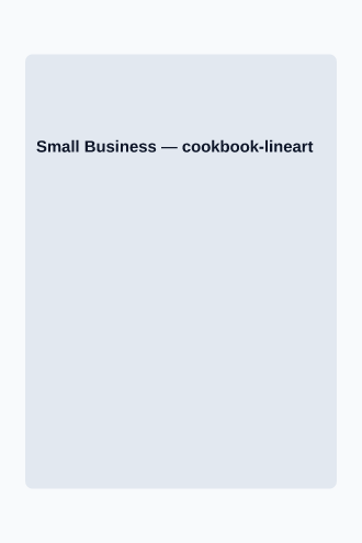 Small Business — Nonfiction & Cookbooks template