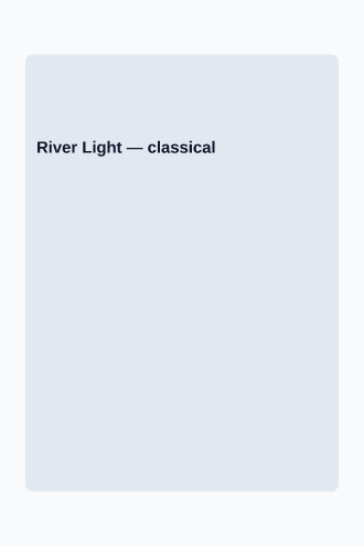 River Light — Fiction & Literary bookcovers2 template