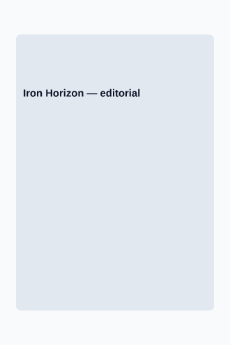 Iron Horizon — Fantasy & Sci-Fi template