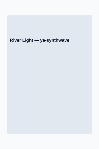 River Light — Fiction & Literary bookcovers2 template