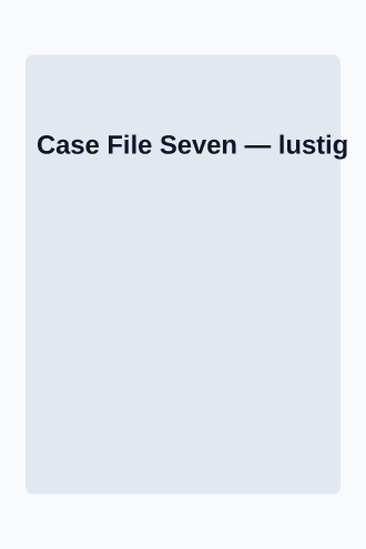 Case File Seven — Mystery & Thriller bookcovers2 template