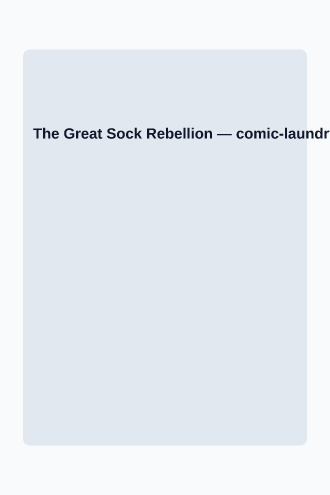 The Great Sock Rebellion — Children's bookcovers2 template