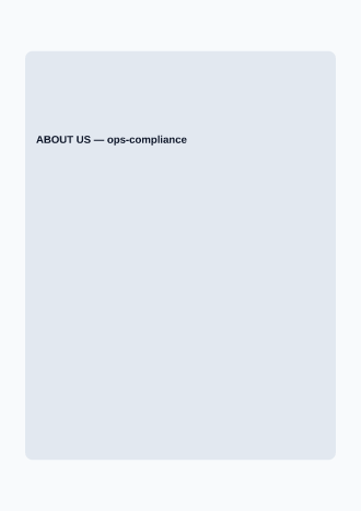 ABOUT US — Reports & Company business template