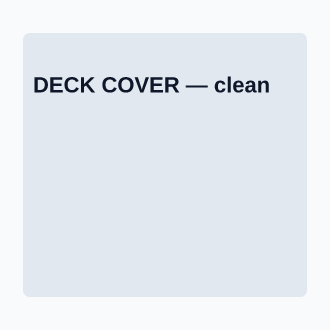 DECK COVER — Pitch & Webinar template