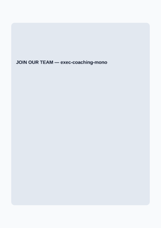 JOIN OUR TEAM — Hiring & HR business template