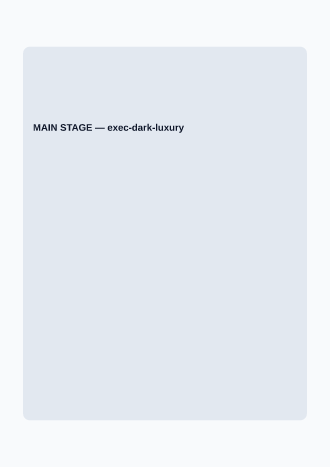 MAIN STAGE — Pitch & Webinar business template