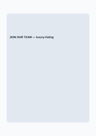 JOIN OUR TEAM — Hiring & HR business template