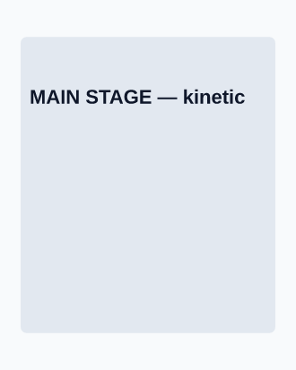 MAIN STAGE — Pitch & Webinar business template