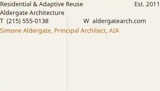 Aldergate Architecture — Architecture & Interior Design business card template