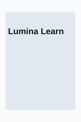Lumina Learn — Welcome / Onboarding — Welcome & Onboarding template
