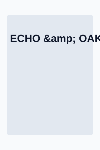 ECHO & OAK — Tour Dates — Win-back & Cart template