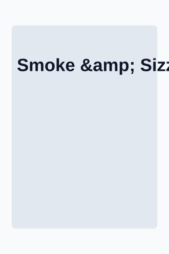 Smoke & Sizzle — Food truck menu — Menus template