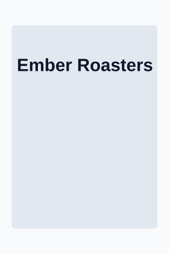 Ember Roasters — Coffee menu — Menus template