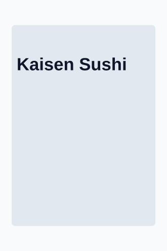 Kaisen Sushi — Omakase menu — Menus html5 email template