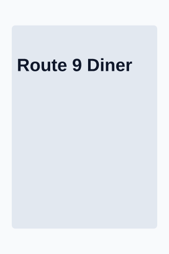 Route 9 Diner — Diner menu — Menus html5 email template