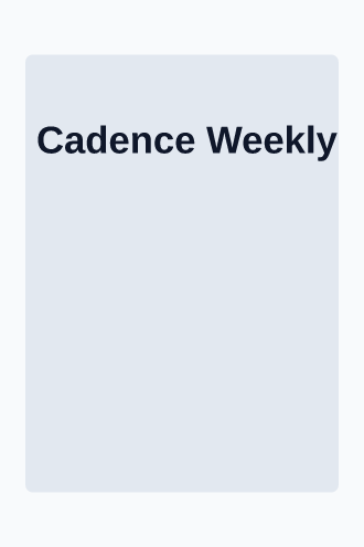 Cadence Weekly — Tech Digest — Newsletters & Digests html5 email template