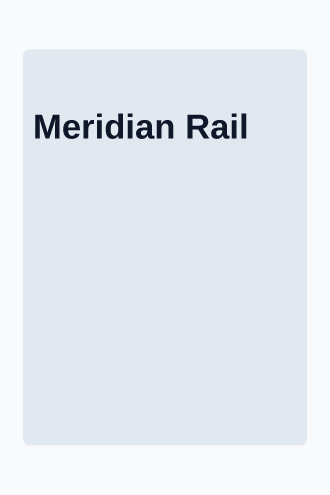 Meridian Rail — Booking Confirmation — Transactional template