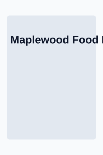 Maplewood Food Bank — Fall Appeal — Fundraising template