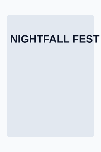 Nightfall Fest — Lineup Drop — Product Launches html5 email template