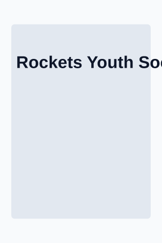 Rockets Youth Soccer — Registration Welcome — Welcome & Onboarding html5 email template