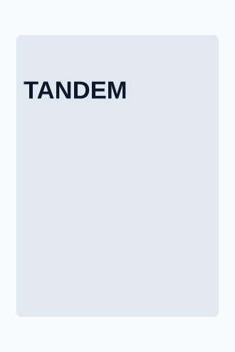 TANDEM — Welcome / Onboarding — Welcome & Onboarding html5 email template