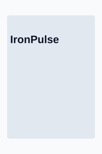 IronPulse — Fitness / Gym promo — Win-back & Cart html5 email template