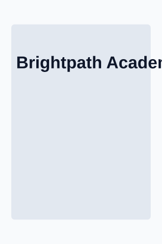 Brightpath Academy — Online Course / Education promo — Welcome & Onboarding html5 email template