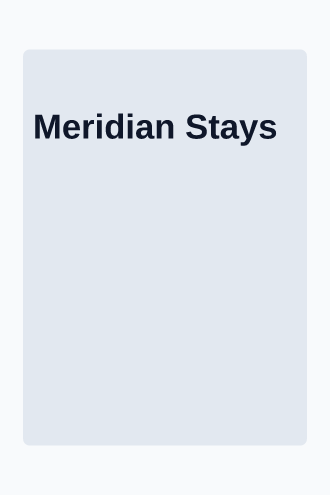 Meridian Stays — Travel / Hotel promo — Promotions & Sales html5 email template