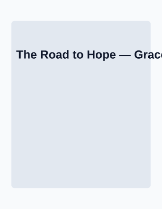 The Road to Hope — Church Events template