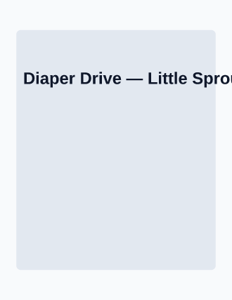 Diaper Drive — Drives template