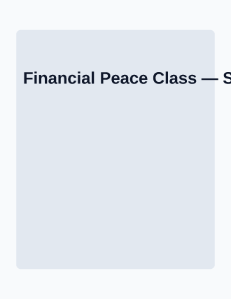 Financial Peace Class — Studies template