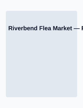 Riverbend Flea Market — Garage Sales template