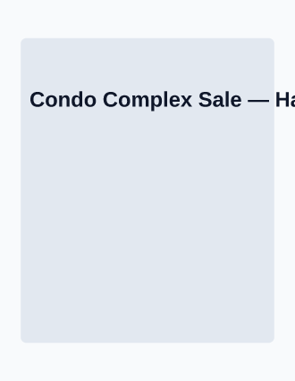 Condo Complex Sale — Garage Sales flyer template