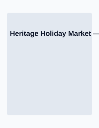 Heritage Holiday Market — Street Fairs template