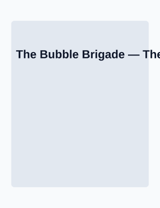 The Bubble Brigade — Kid Ventures flyer template