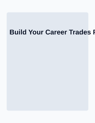 Build Your Career Trades Fair — Job Fairs template