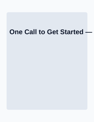 One Call to Get Started — Addiction Recovery flyer template
