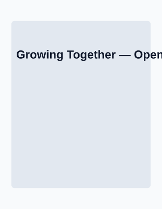 Growing Together — Addiction Recovery flyer template