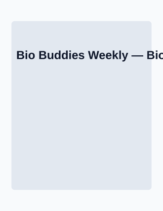 Bio Buddies Weekly — Study Groups template