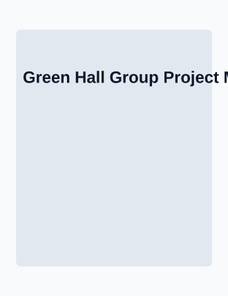 Green Hall Group Project Meetup — Study Groups flyer template