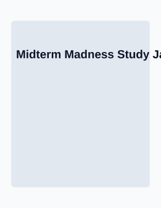 Midterm Madness Study Jam — Study Groups flyer template