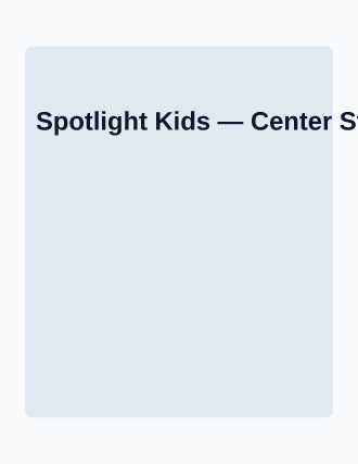 Spotlight Kids — After School Programs template